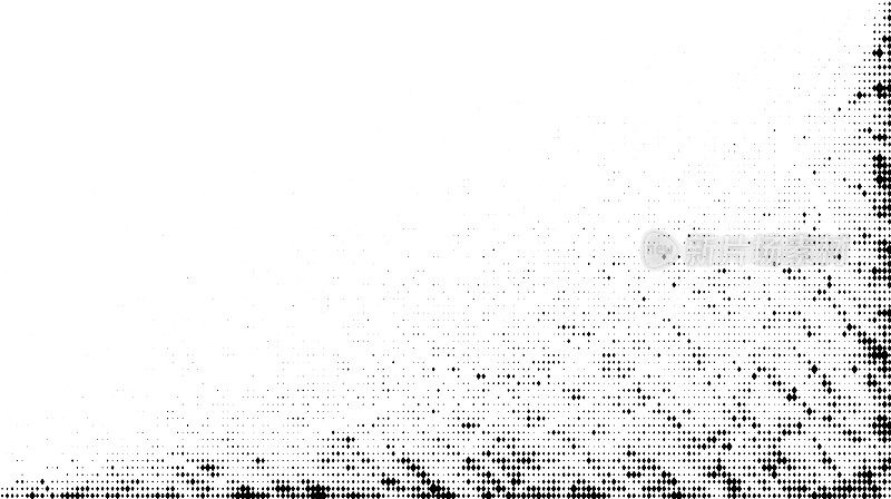 Halftone grunge渐变纹理。漫画风格的像素背景。波普艺术褪色的颗粒表面。散斑和粒子消失效果。黑色像素噪声矢量背景。